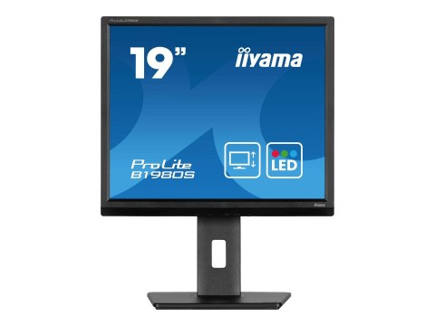 Iiyama ProLite B1980S-B1 - Monitor LED - 19" - 1280 x 1024 @ 75 Hz - TN - 250 cd/m² - 1000:1 - 3 ms - HDMI, DisplayPort - głośni
