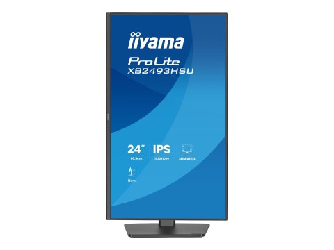 Iiyama ProLite XB2493HSU-B1 - Monitor LED - 24" (23.8" widoczny) - 1920 x 1080 Full HD (1080p) @ 120 Hz - IPS - 350 cd/m² - 1500