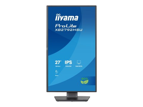 Iiyama ProLite XB2792HSU-B1 - Monitor LED - 27" - 1920 x 1080 Full HD (1080p) @ 120 Hz - IPS - 300 cd/m² - 1500:1 - 3 ms - HDMI,