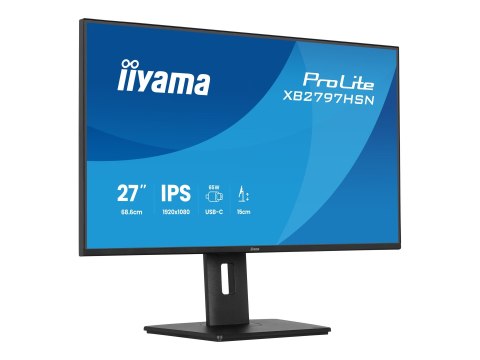 Iiyama ProLite XB2797HSN-B1 - Monitor LED - 27" - 1920 x 1080 Full HD (1080p) @ 100 Hz - IPS - 350 cd/m² - 1500:1 - 1 ms - HDMI,