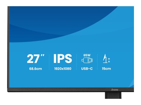 Iiyama ProLite XB2797HSN-B1 - Monitor LED - 27" - 1920 x 1080 Full HD (1080p) @ 100 Hz - IPS - 350 cd/m² - 1500:1 - 1 ms - HDMI,