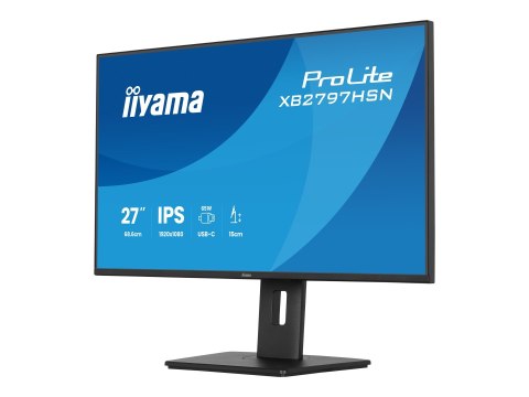 Iiyama ProLite XB2797HSN-B1 - Monitor LED - 27" - 1920 x 1080 Full HD (1080p) @ 100 Hz - IPS - 350 cd/m² - 1500:1 - 1 ms - HDMI,
