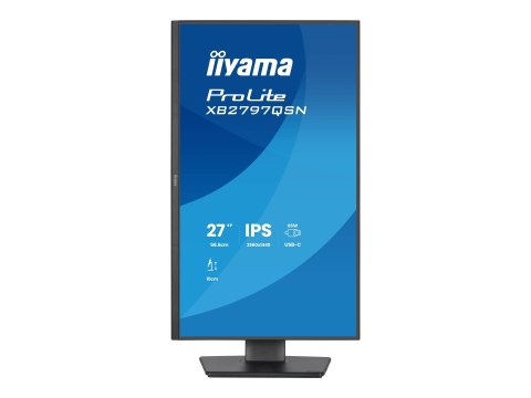 Iiyama ProLite XB2797QSN-B1 - Monitor LED - 27" - 2560 x 1440 QHD @ 75 Hz - IPS - 350 cd/m² - 1000:1 - 1 ms - HDMI, DisplayPort,