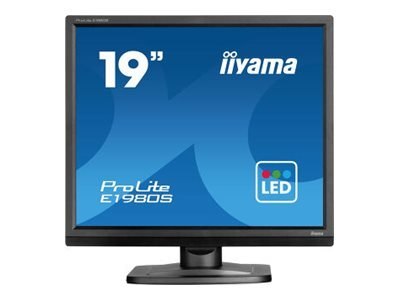 Iiyama ProLite E1980S-B1 - Monitor LED - 19" - 1280 x 1024 @ 75 Hz - TN - 250 cd/m² - 1000:1 - 3 ms - HDMI, DisplayPort - głośni