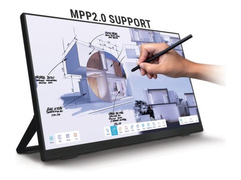 Iiyama ProLite T2255MSC-B1 - Monitor LED - 21.5" - ekran dotykowy - 1920 x 1080 Full HD (1080p) @ 60 Hz - IPS - 400 cd/m² - 1000