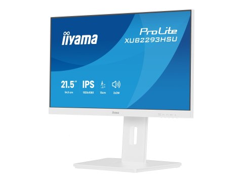 Iiyama ProLite XUB2293HSU-W7 - Monitor LED - 22" (21.5" widoczny) - 1920 x 1080 Full HD (1080p) @ 100 Hz - IPS - 250 cd/m² - 100
