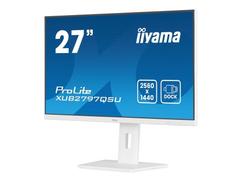 Iiyama ProLite XUB2797QSU-W2 - Monitor LED - 27" - 2560 x 1440 QHD @ 100 Hz - IPS - 300 cd/m² - 1300:1 - 1 ms - HDMI, DisplayPor