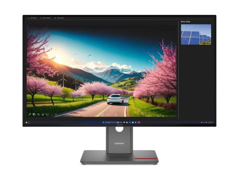 Lenovo ThinkVision P32UD-40 - Monitor LED - 32" (31.5" widoczny) - 3840 x 2160 4K @ 120 Hz - IPS - 350 cd/m² - 1500:1 - HDR10 - 