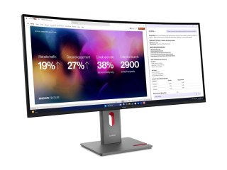 Lenovo ThinkVision P40WD-40 - Monitor LED - zaokrąglony - 40" (39.7" widoczny) - 5120 x 2160 5K @ 120 Hz - IPS - 400 cd/m² - 200