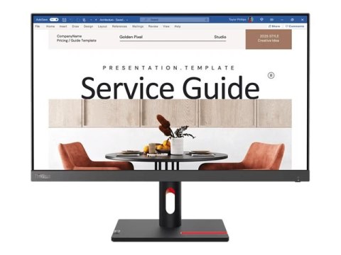 Lenovo ThinkVision S24i-30 - Monitor LED - 24" (23.8" widoczny) - 1920 x 1080 Full HD (1080p) - IPS - 250 cd/m² - 1300:1 - 4 ms 