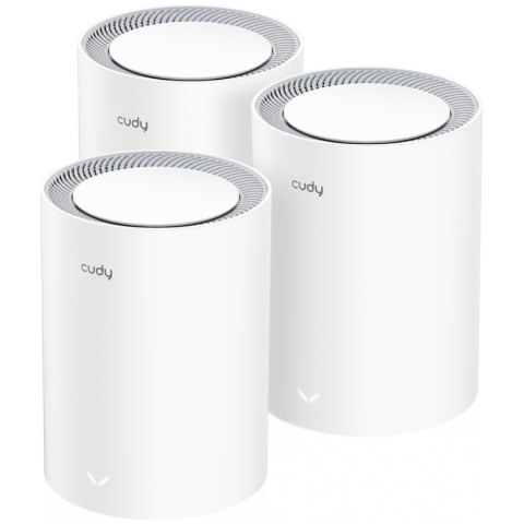 DOMOWY SYSTEM WI-FI MESH M3600(3-PACK) Wi-Fi 7 2.4 GHz, 5 GHz, 688 Mb/s + 2880 Mb/s CUDY