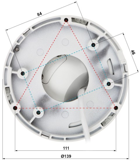 KAMERA IP DS-2CD2386G2H-IU(2.8MM)(EF) AcuSense DarkFighter - 8.3 Mpx, 4K UHD Hikvision
