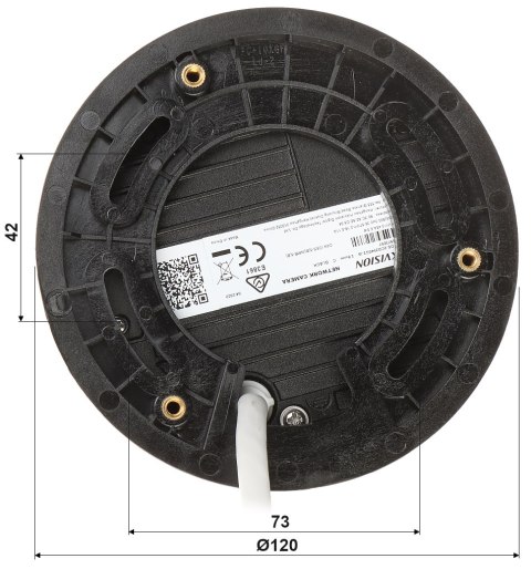 KAMERA WANDALOODPORNA IP DS-2CD2546G2-IS(2.8MM)(C)(BLACK) AcuSense - 4 Mpx Hikvision