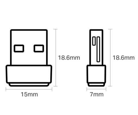 KARTA WLAN USB ARCHER-T2U-NANO 200 Mb/s @ 2.4 GHz, 433 Mb/s @ 5 GHz TP-LINK