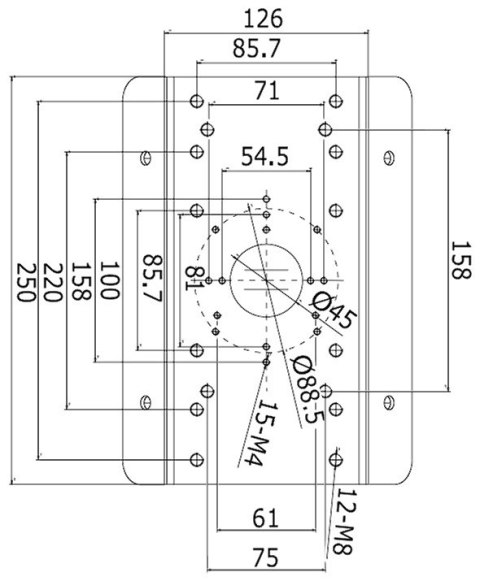 UCHWYT NAROŻNIKOWY KAMERY DS-1276ZJ Hikvision