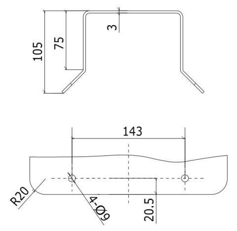 UCHWYT NAROŻNIKOWY KAMERY DS-1276ZJ Hikvision