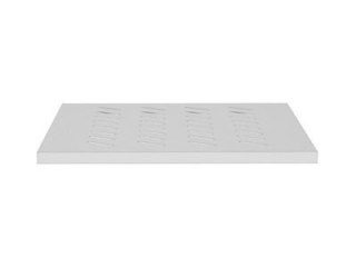 Lanberg - Półka do stojaka - 480X675mm - RAL 7035, szary - 1U - 19"