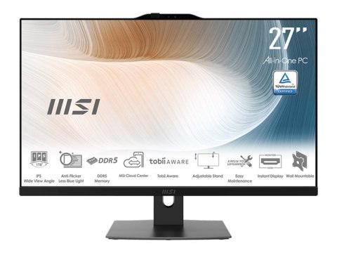 MSI Modern AM272P 1M 848EU - Wszystko-w-jednym Core 5 120U / do 5 GHz - RAM 8 GB - SSD 512 GB - NVMe - Intel Graphics - IEEE 802