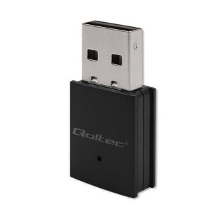 Karta sieciowa Mini Wi-Fi Qoltec Bezprzewodowy BT 4.0 | Standard N