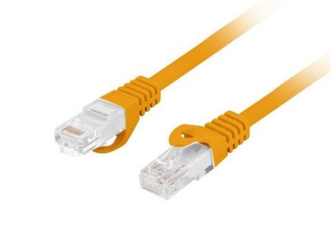 Patchcord Lanberg UTP kat.6 0,25m LSZH CU fluke passed pomarańczowy