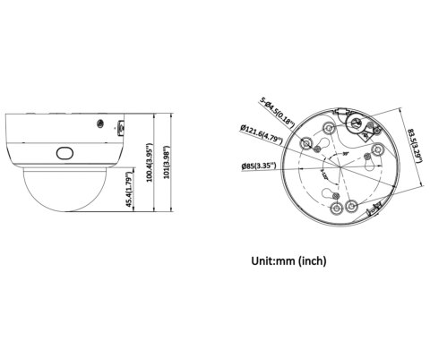 KAMERA WANDALOODPORNA IP DS-2CD2143G2-LIPTRZS2UY(2.8/4MM) Smart Hybrid Light AcuSense 3.0 - 4 Mpx Hikvision