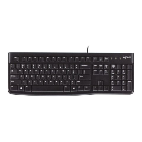 Klawiatura przewodowa Logitech K120 USB US czarna