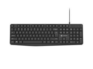 Klawiatura przewodowa Natec Nautilus US slim czarna