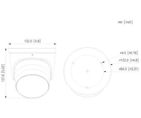 KAMERA WANDALOODPORNA IP IPC-HDW5859H-ASE-PV-0280B-PRO Smart Dual Light WizMind - 8 Mpx 1280 × 720 DAHUA