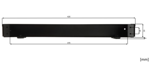 OBUDOWA RACK UNIWERSALNA A19-1U/OB