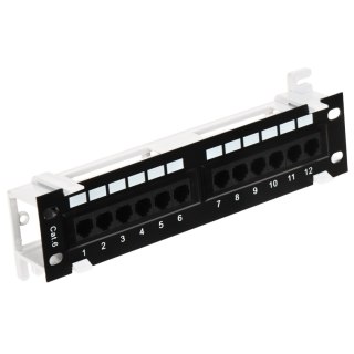 PATCH PANEL RJ-45 PP10-12/RJ/6 10 "