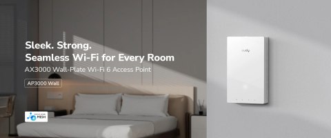 PUNKT DOSTĘPOWY AP3000 WALL Wi-Fi 6 2.4 GHz 5 GHz 574 Mb/s + 2402 Mb/s CUDY