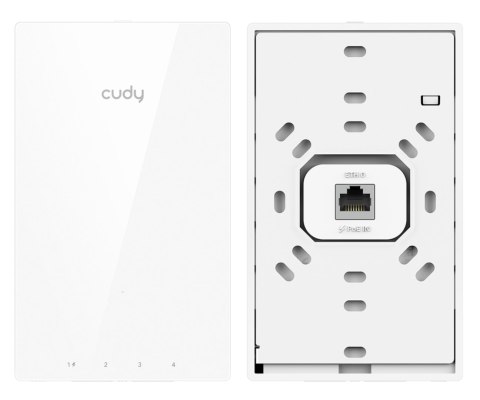 PUNKT DOSTĘPOWY AP3000 WALL Wi-Fi 6 2.4 GHz 5 GHz 574 Mb/s + 2402 Mb/s CUDY