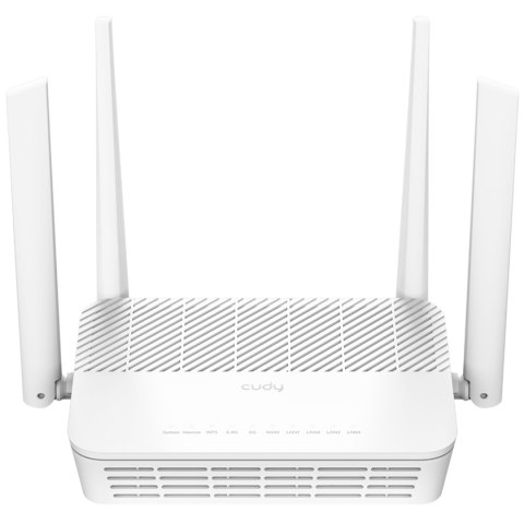 ROUTER WR3000P Wi-Fi 6 2.4 GHz, 5 GHz 574 Mb/s + 2402 Mb/s CUDY
