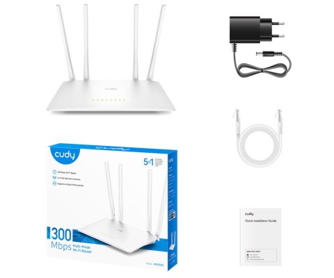 ROUTER WR300S 2.4 GHz 300 Mb/s CUDY