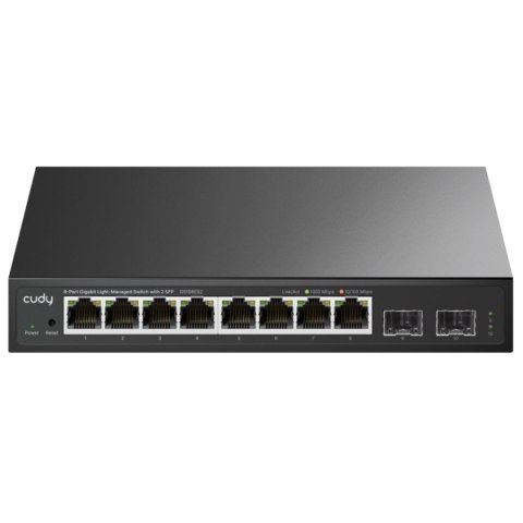 SWITCH GS108ES2 8-PORTOWY + 2X SFP CUDY
