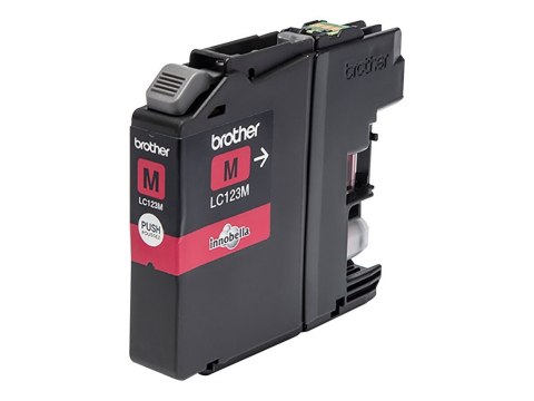 Brother LC123M - Wysoka Wydajność - magenta - oryginał - pojemnik na tusz - dla Brother DCP-J100, DCP-J105, DCP-J132W, DCP-J4110