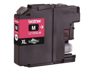 Brother LC125XLM - Super Wysokie Wyniki - magenta - oryginał - pojemnik na tusz - dla Brother DCP-J4110DW
