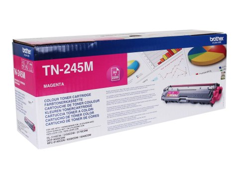 Brother TN245M - Magenta - oryginał - Toner - dla Brother DCP-9015CDW, DCP-9020CDN, DCP-9020CDW, HL-3150CDW, MFC-9140CDN