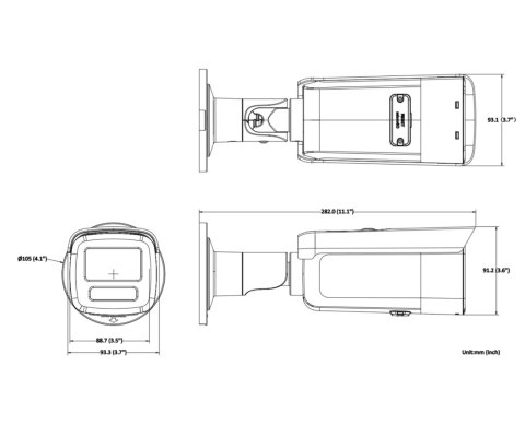 KAMERA IP DS-2CD2T66G2H-2I(2.8MM) AcuSense - 6 Mpx Hikvision