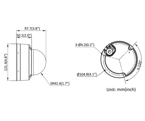KAMERA WANDALOODPORNA IP DS-2CD1163G2-LIU(2.8MM) Smart Hybrid Light - 6 Mpx Hikvision