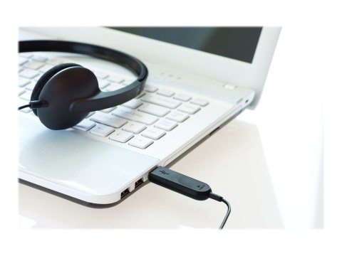 Logitech USB Headset H340 - Słuchawka - nauszne - przewodowa