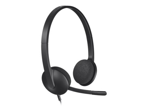 Logitech USB Headset H340 - Słuchawka - nauszne - przewodowa