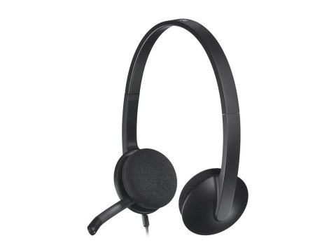Logitech USB Headset H340 - Słuchawka - nauszne - przewodowa