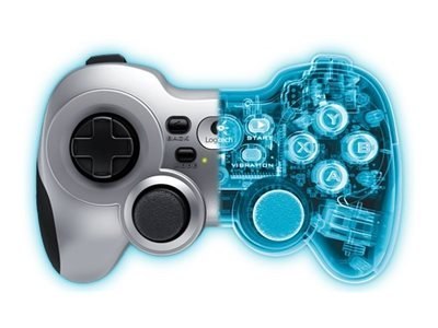 Logitech Wireless Gamepad F710 - Pad do gier - 10 przyciski - bezprzewodowa - 2.4 GHz - dla PC