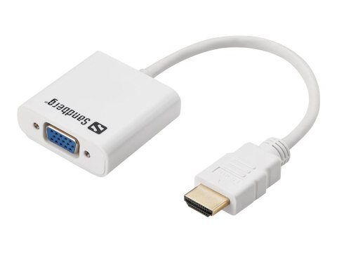 Sandberg HDMI to VGA Converter - Konwerter wideo - HDMI - VGA