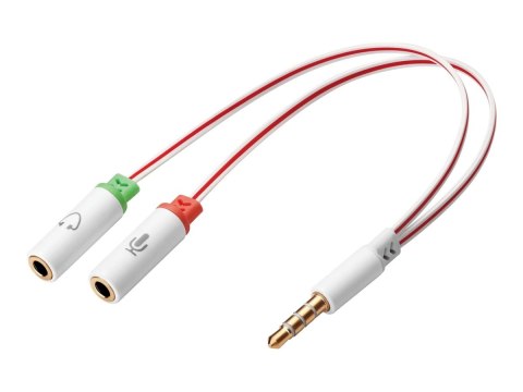 Sandberg Headset Converter - Przejściówka słuchawek - mini jack 4-biegunowy męski do mini-phone stereo 3.5 mm żeński - dla Apple