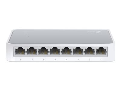 TP-Link TL-SF1008D 8-Port 10/100Mbps Desktop Switch - Przełącznik - 8 x 10/100 - stacjonarny