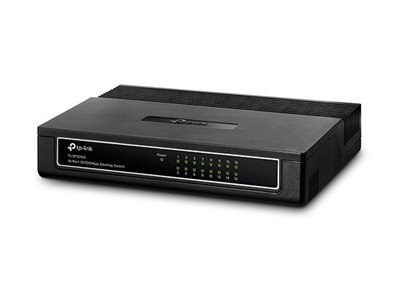 TP-Link TL-SF1016D 16-Port 10/100Mbps Desktop Switch - Przełącznik - 16 x 10/100 - stacjonarny