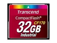 Transcend CF170 Industrial - Karta pamięci flash - 32 GB - 170x - CompactFlash