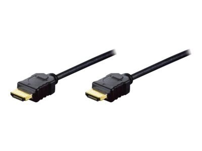ASSMANN - Kabel HDMI z Ethernet - HDMI męski do HDMI męski - 2 m - potrójnie ekranowany - czarny